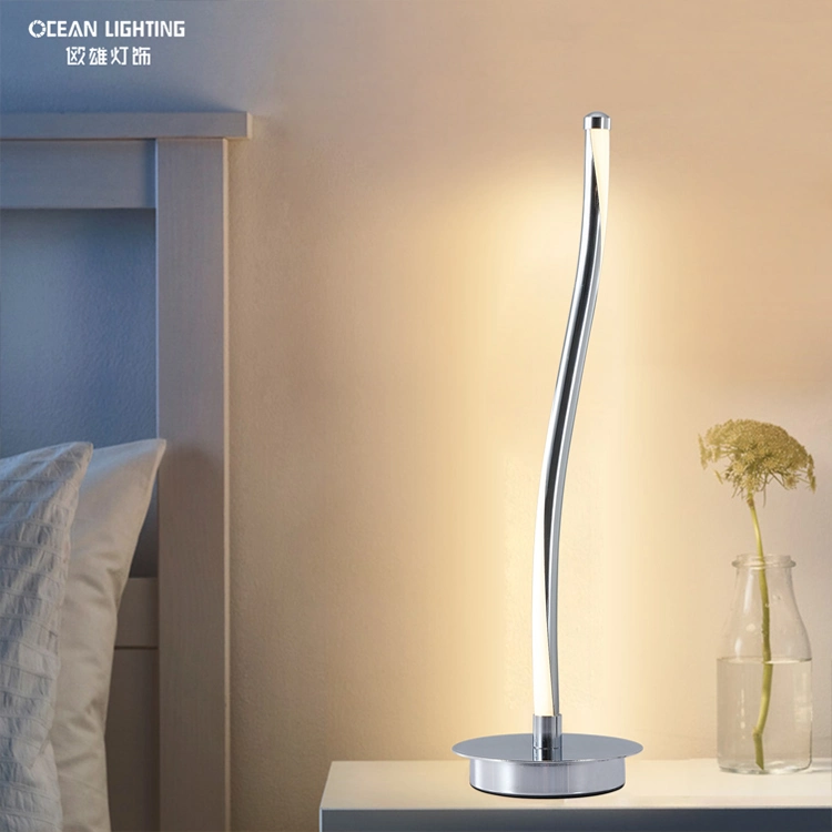 Ocean Lighting Modern LED Standing Lamp Black Line Decorative Floor Light