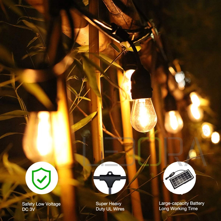 Warm White Decorative Light Indoor Outdoor Party LED Hanging Ball Edison String Lights Bulbs Holiday Light