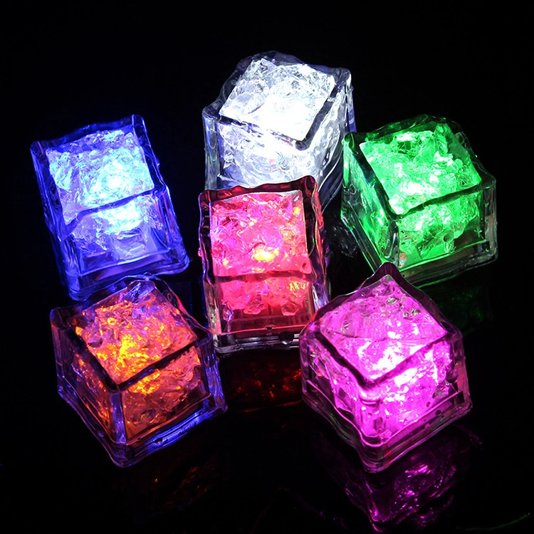Multi Color LED Glow Ice Cube Water Activity LED Light up Ice Cube