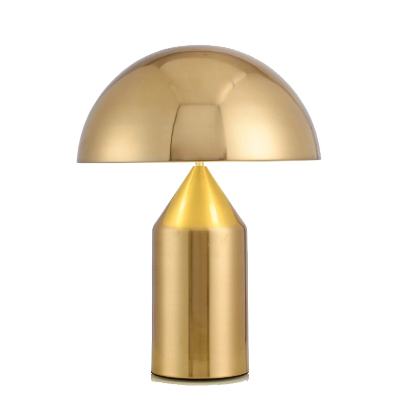 Nordic Modern Home Decoration Mushroom Lamps Gold White Black Color Living Room Bedside LED Table Lamp