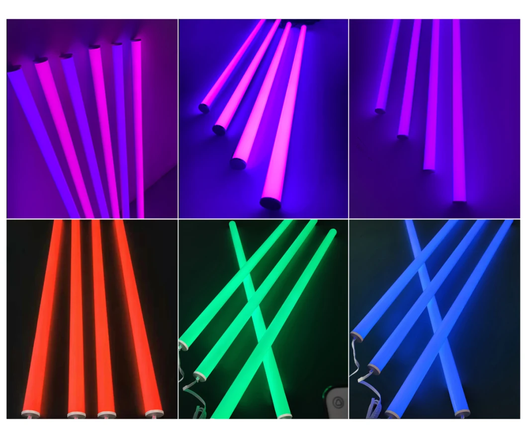 DJ Vj Event LED Artnet RGB Pixel 360 Degree Milky Tubes for Cube Structure