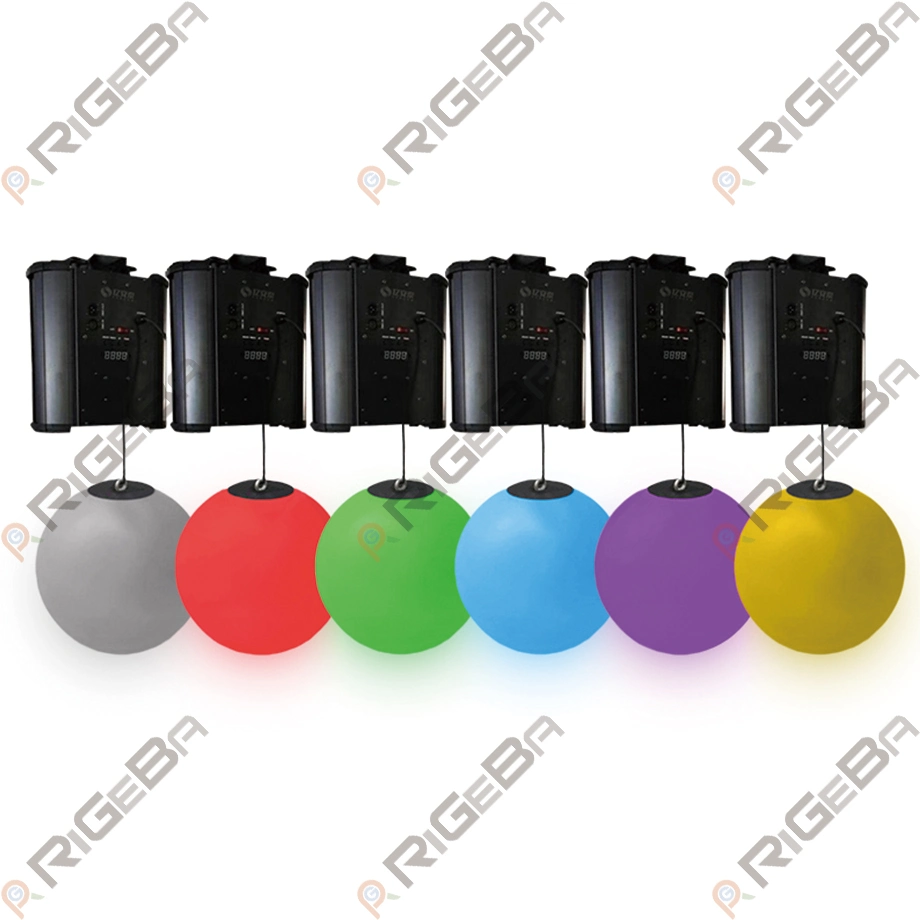 Rigeba Hot Sale Disco DJ Stage LED DMX Winch Kinetic Lifting Ball for Party Events
