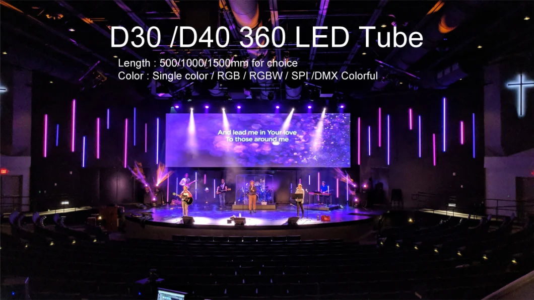 DJ Vj Event LED Artnet RGB Pixel 360 Degree Milky Tubes for Cube Structure