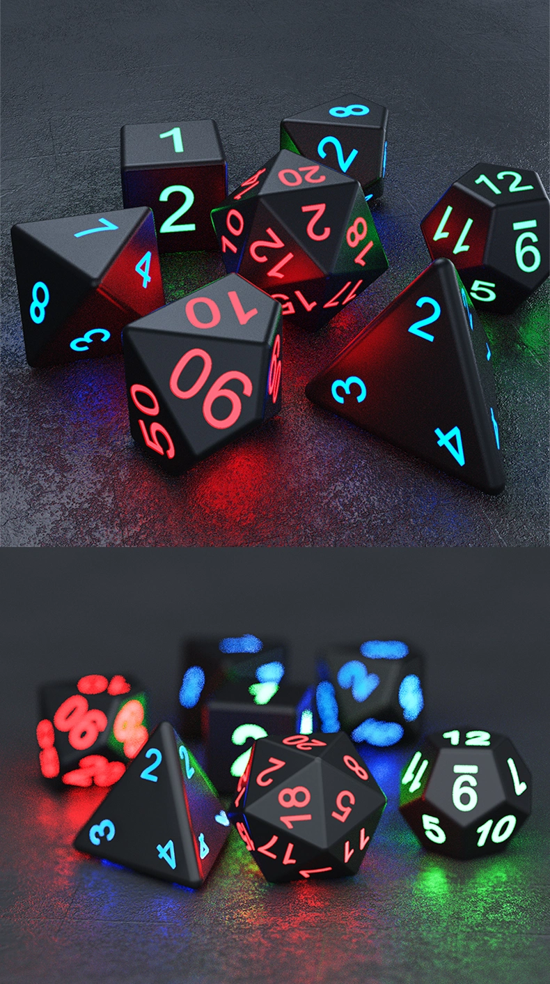 Party Fluorescent Dice LED Electronic Dice LED Cube