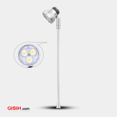Monocular Aluminum Adjustable LED Standing Spotlight Light for Jewelry Showcase (LC7312B)