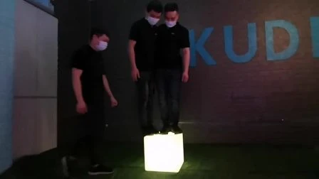 Waterproof LED Cube Furniture PE Plasti⪞ Light up LED Cube