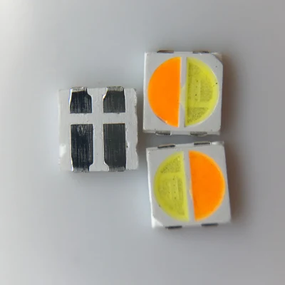 Custom LED 3030 DOS Colors 1W 3V Temperature Warm / Natural / Pure / Cool / Cold White Double Colours Diode Dual Color LED