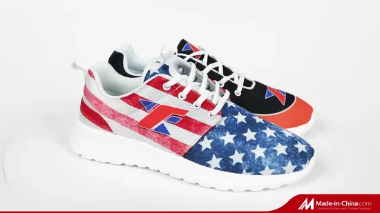 for U Designs Cool Skull Print Women&prime;s Breathable Light Weight Lace up Fashion Sneakers Comfortable Running Shoes Custom Sneaker