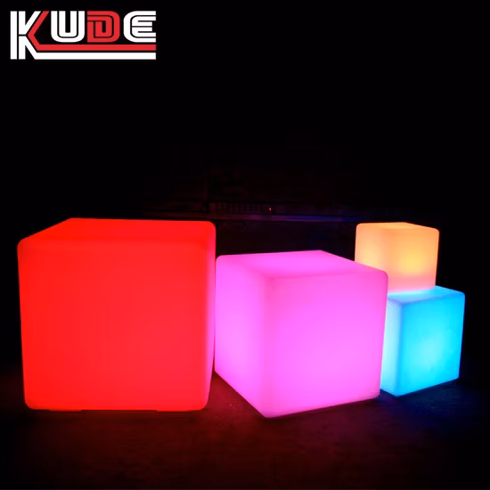 Waterproof LED Cube Furniture PE Plasti⪞ Light up LED Cube