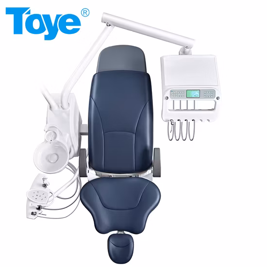 CE Approved Luxury Movable Dental Chair with LED Sensor Lamp