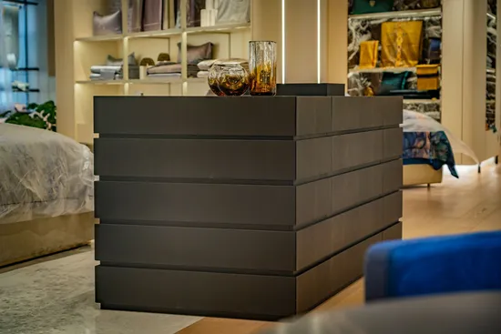 Luxury Modern Design LED Mirror Wooden Bathroom Vanity Cabinet Furniture