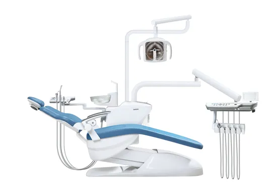 High Quality Medcial Equipment Dental Implants Price Portable Dental Unit Chair Dental Chair with LED Lamp Full Set