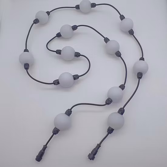 Outdoor Light String Magnet Ball Light IP65 Diameter 50mm DMX512 Smart Christmas Light String Light Waterproof