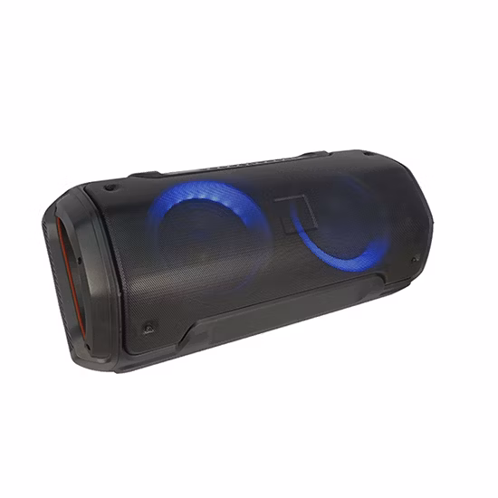 8 Inch Woofer with Tweeter 100W 12V Rechargeable Speakers Bluetooth Wireless Portable Speakers with Attractive LED Light