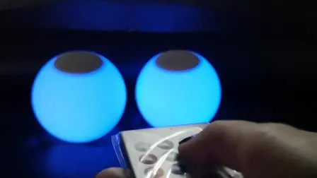 16′′ LED Cube Speaker Tablecolorful, Portable, Remote Control, Bluetooth